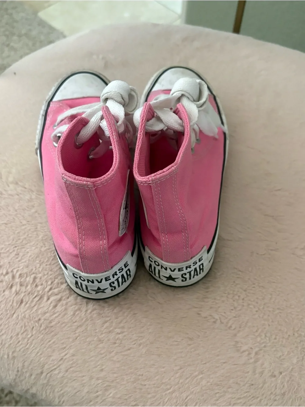 Converse Kids Pink High-Top Canvas Sneakers